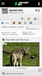 Mobile Screenshot of jaynelions.deviantart.com