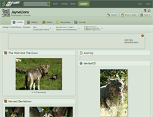 Tablet Screenshot of jaynelions.deviantart.com
