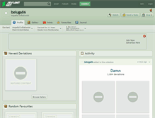 Tablet Screenshot of beluga86.deviantart.com