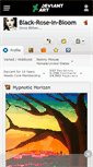 Mobile Screenshot of black-rose-in-bloom.deviantart.com