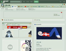 Tablet Screenshot of j-n-j-m.deviantart.com