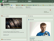 Tablet Screenshot of nicematth.deviantart.com
