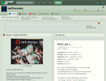 Tablet Screenshot of malfsilentdark.deviantart.com