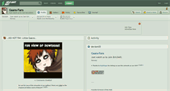 Desktop Screenshot of gaara-fans.deviantart.com