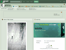 Tablet Screenshot of gonzom.deviantart.com