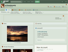 Tablet Screenshot of evilneedscandy.deviantart.com