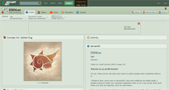 Desktop Screenshot of edenleo.deviantart.com