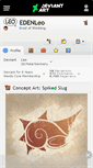 Mobile Screenshot of edenleo.deviantart.com
