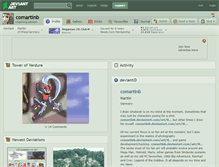Tablet Screenshot of comartinb.deviantart.com