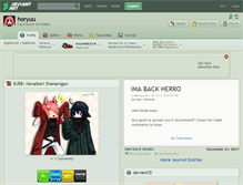 Tablet Screenshot of horyuu.deviantart.com