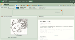 Desktop Screenshot of maylinna.deviantart.com