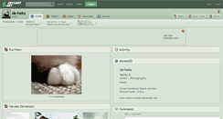 Desktop Screenshot of de-heks.deviantart.com