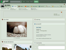 Tablet Screenshot of de-heks.deviantart.com