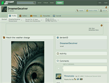 Tablet Screenshot of dreamerdeceiver.deviantart.com