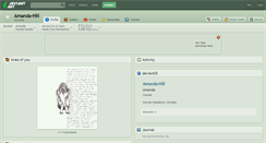 Desktop Screenshot of amanda-hill.deviantart.com