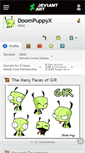 Mobile Screenshot of doompuppyx.deviantart.com