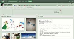 Desktop Screenshot of mystic-dancer.deviantart.com
