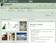 Tablet Screenshot of mystic-dancer.deviantart.com