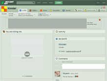 Tablet Screenshot of kimidei.deviantart.com