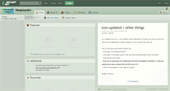 Desktop Screenshot of neopound.deviantart.com