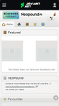 Mobile Screenshot of neopound.deviantart.com