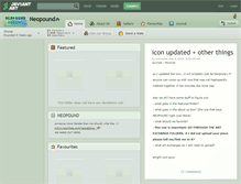Tablet Screenshot of neopound.deviantart.com