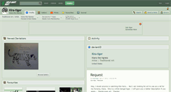 Desktop Screenshot of kira-tiger.deviantart.com