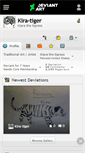 Mobile Screenshot of kira-tiger.deviantart.com