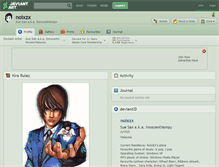 Tablet Screenshot of noixzx.deviantart.com