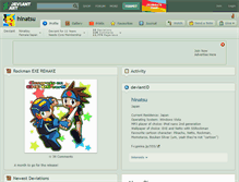 Tablet Screenshot of hinatsu.deviantart.com