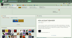 Desktop Screenshot of cavyspirit.deviantart.com