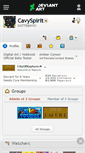 Mobile Screenshot of cavyspirit.deviantart.com