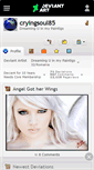 Mobile Screenshot of cryingsoul85.deviantart.com
