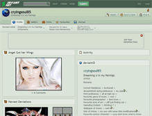 Tablet Screenshot of cryingsoul85.deviantart.com