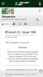 Mobile Screenshot of forum-it.deviantart.com