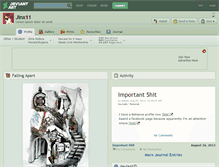 Tablet Screenshot of jinx11.deviantart.com