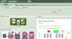 Desktop Screenshot of melllic.deviantart.com