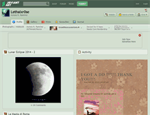 Tablet Screenshot of lethalxr0se.deviantart.com