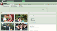 Desktop Screenshot of freaked-x.deviantart.com