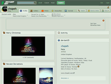 Tablet Screenshot of chopeh.deviantart.com
