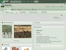 Tablet Screenshot of littlemia9.deviantart.com