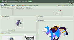 Desktop Screenshot of kiuna.deviantart.com