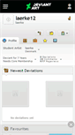 Mobile Screenshot of laerke12.deviantart.com