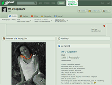 Tablet Screenshot of mr-d-exposure.deviantart.com