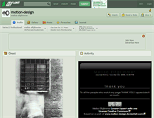 Tablet Screenshot of motion-design.deviantart.com