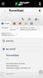 Mobile Screenshot of flowerblast.deviantart.com