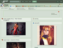 Tablet Screenshot of frosel.deviantart.com