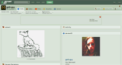 Desktop Screenshot of goth-guy.deviantart.com