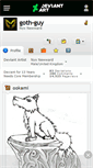 Mobile Screenshot of goth-guy.deviantart.com