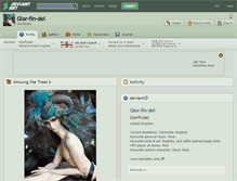 Tablet Screenshot of glor-fin-del.deviantart.com